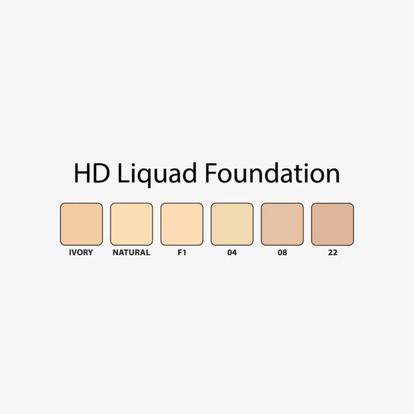 Sheaffer Cosmetics HD Liquid Foundation Shades