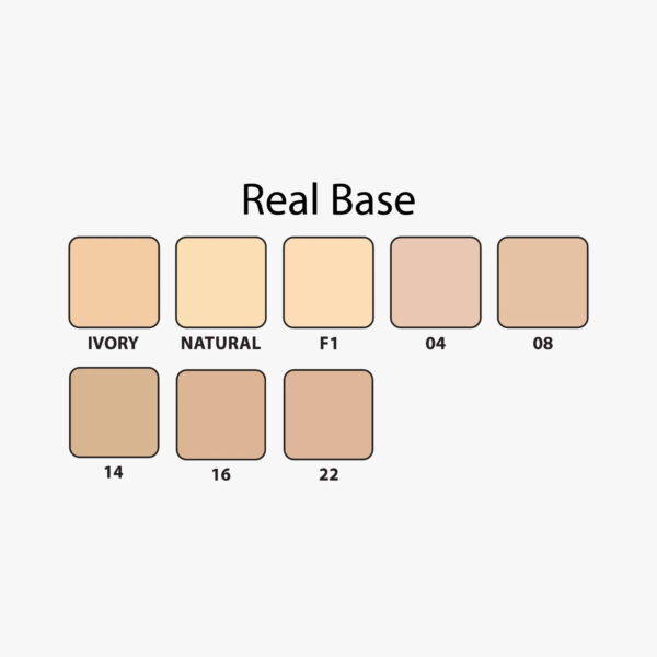 Sheaffer Cosmetics Real Base Foundation Shades